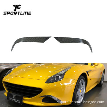 Carbon Fiber Front Fins Bumper Canards for Ferrari California T (2015-2018)